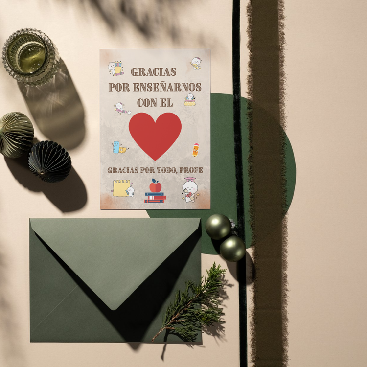 regalos fin de curso; profesores y graduación