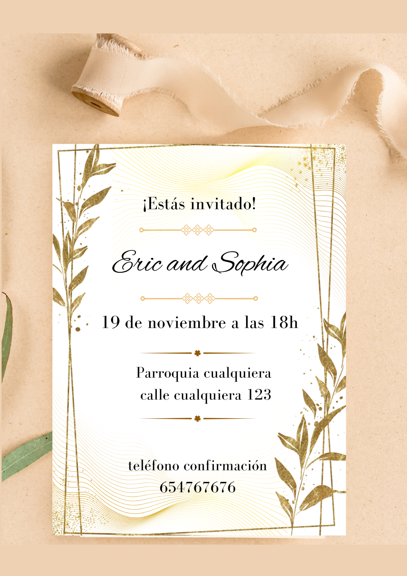 Colección Griega – Invitaciones de Boda A6 · Mármol y Dorado · 4 Diseños Elegantes