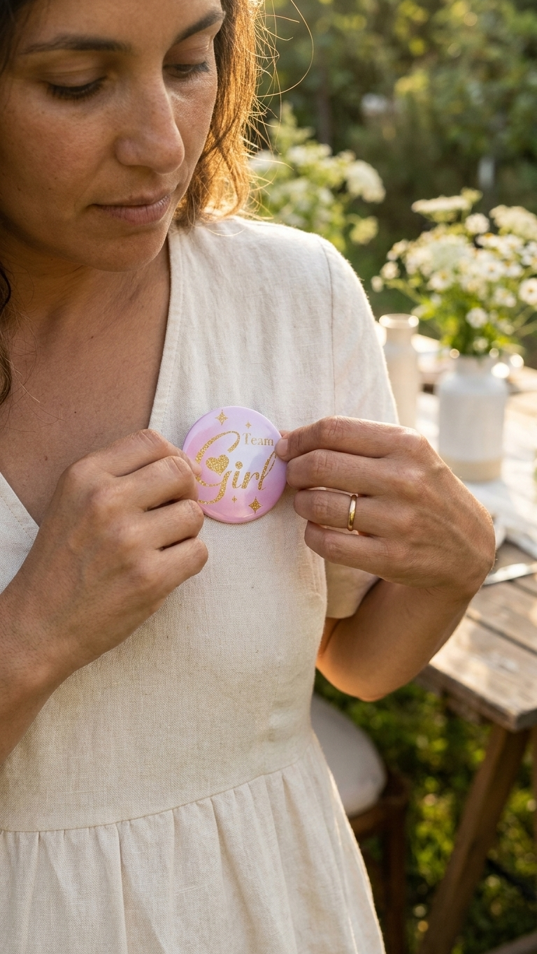 Pins Team Boy & Team Girl | Packs de 10 o 20 | Baby Shower & Gender Reveal